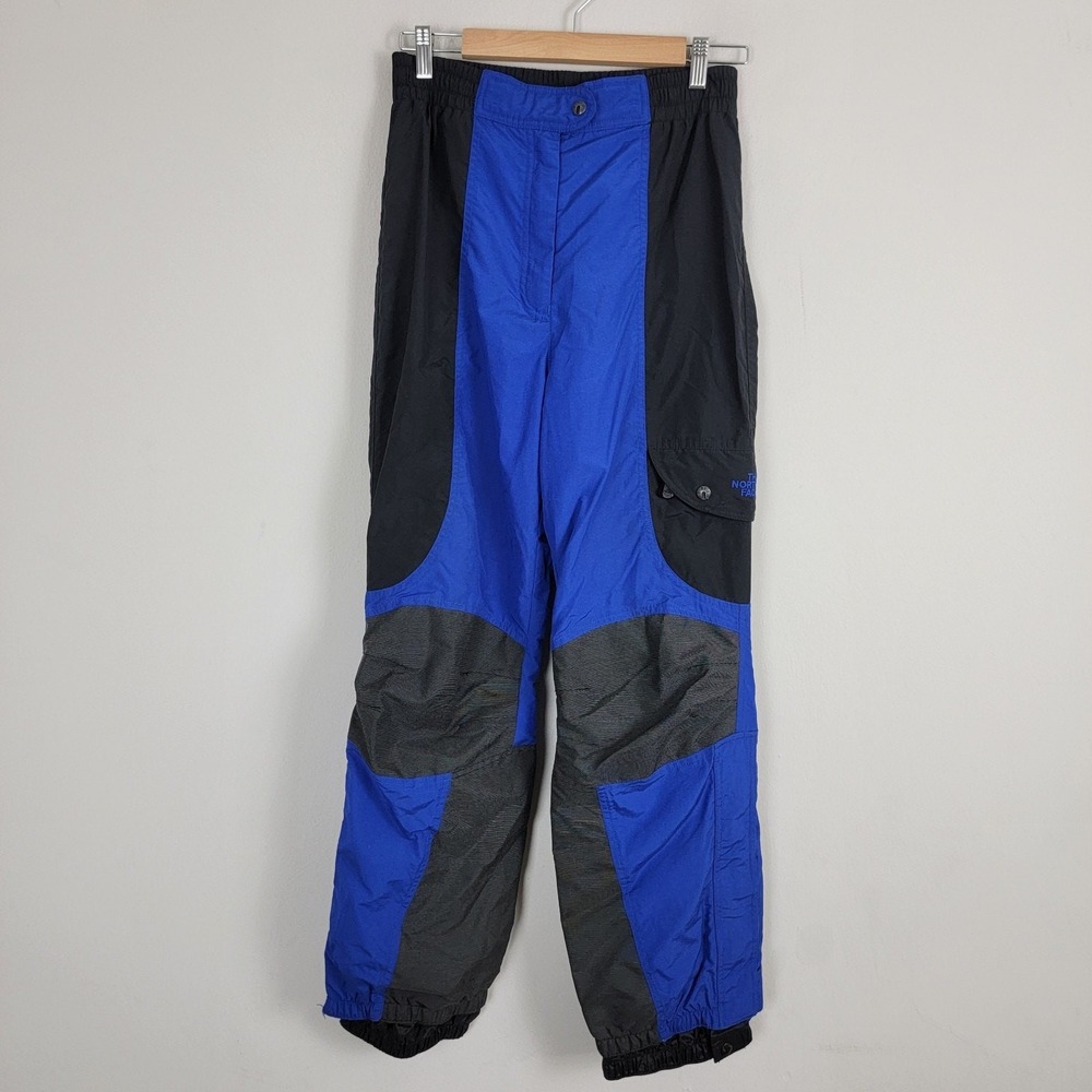 The North Face Snow Ski Pants Blue Black Women's 6 STAINS!
